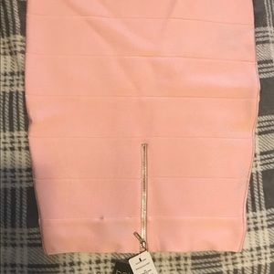 BEBE Bandage Solid Skirt
